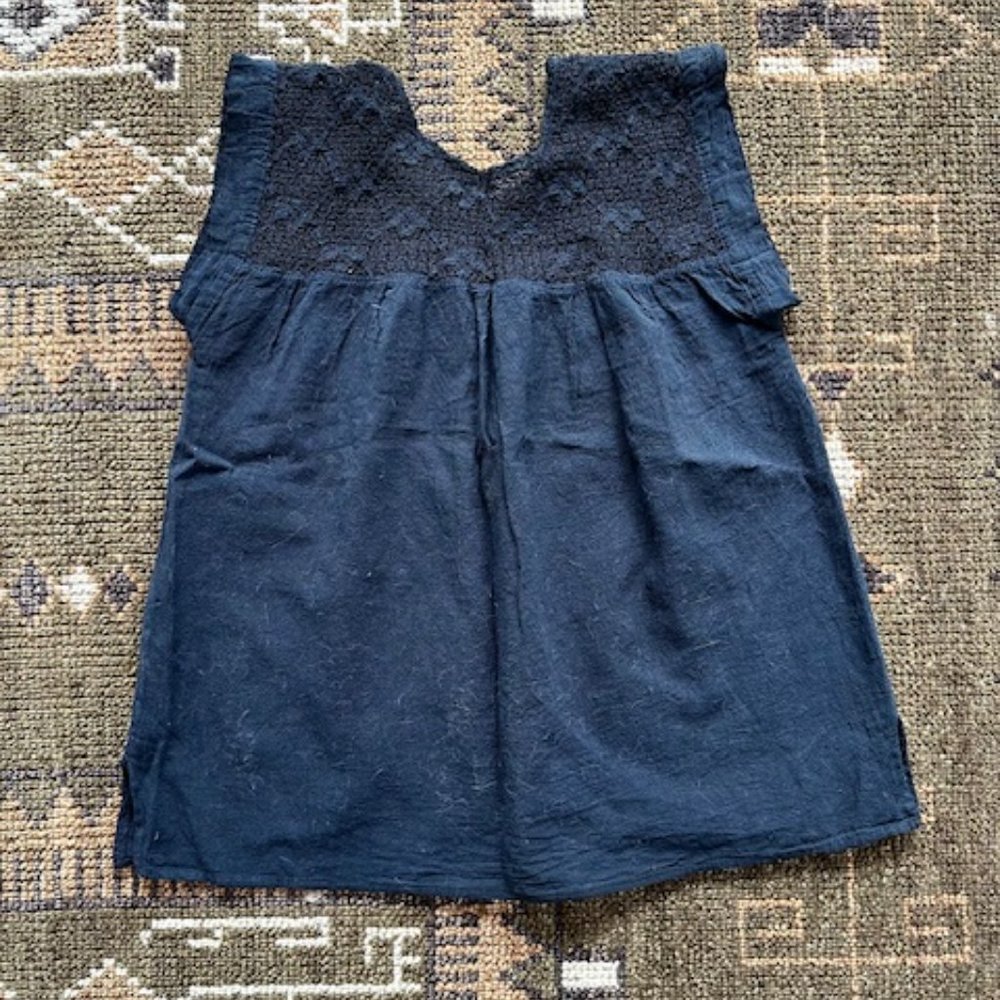 Traditional Mexican Cropped Shirt